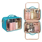 Multi-functional makeup bag can be used as a compact travel toiletry kit, makeup organizer and household storage pack ,which also can keep your travel toiletries separately.